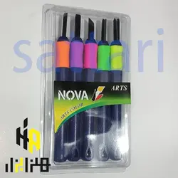 ست مغار 8 عددی ریز منبت کاری مغار ظریف کاری منبت ریز مجسمه ریز صداقت ابزار کنده کاری چوب -مغار مشتی