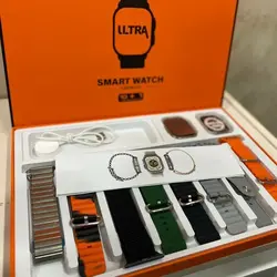 ساعت هوشمند TK80 دارای 8 بند وگلس و گارد ژله ای