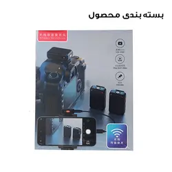 میکروفن بی سیم یقه ای مدل لایتنینگ- K66 - دیلم شاپ