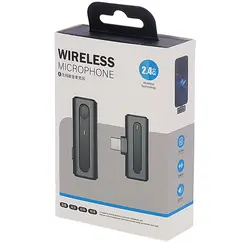 میکروفن یقه ای مدل K93 Dual mic Type-c - دیلم شاپ