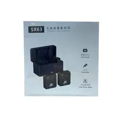 میکروفن یقه ای بی‌سیم مدل SX63 - دیلم شاپ