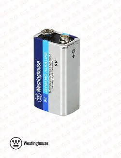 باتری کتابی 9 ولت آلکالاین وستینگ هاوس