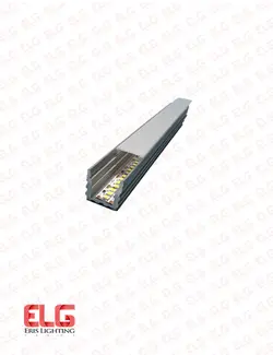 خرید و قیمت پروفیل لاینر روکار کد 02 رویه و عمق 16 میلی متر با دیفیوزر | اریس لایتینگ