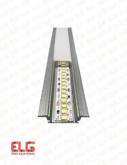 خرید و قیمت پروفیل لاینر توکار کد 01 رویه 25 و برش 17 میلی متر با دیفیوزر | اریس لایتینگ