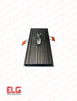 خرید و قیمت قاب چراغ لاینی توکار کد 10 عمق 36 میلی متر با دیفیوزر | اریس لایتینگ