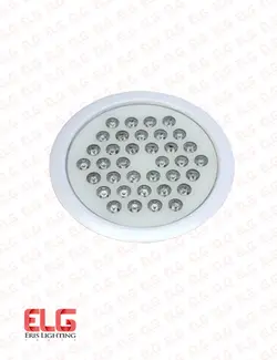 چراغ استخری توکار 36 وات مولتی کالر IP68 ضد کلر