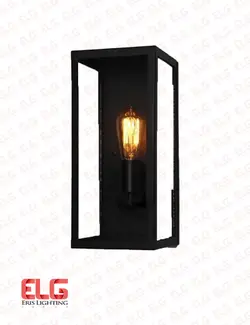 چراغ دیواری حیاطی باکس فلزی