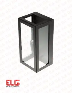 چراغ دیواری حیاطی باکس فلزی