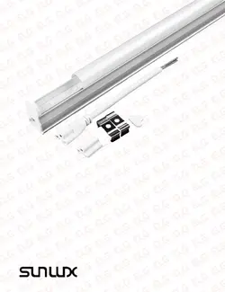 چراغ زیر کابینتی T5 بدنه آلومینیوم 60 سانتی 9 وات | سان لوکس