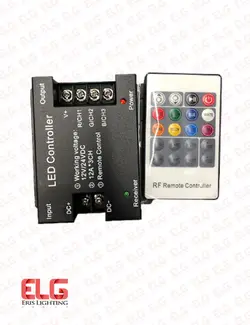 ریموت کنترلر rgb ولتاژ 12-24 ولت 36 آمپر