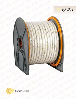 ریسه شلنگی 2835 لوپ لایت تراکم 120 سفید تکنولوژی بدون سیم