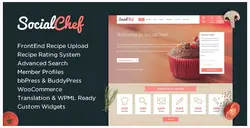 قالب وردپرس Social Chef - پازل