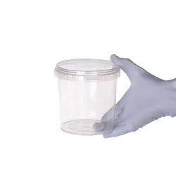 سطل یکبار مصرف مایکروویوی 1000 طب پلاستیک بدون دسته