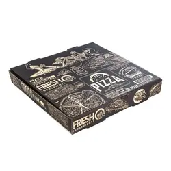 جعبه پیتزا 30 چاپی فلکسو 30*29.5*5 کارتن 100 عددی