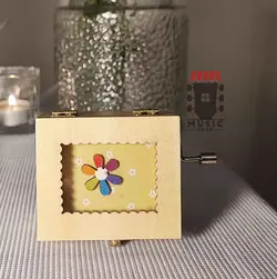 جعبه موزیکال طرح گل