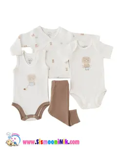 ست 13 تکه نیلی مدل اصلان - سیسمونی نیک