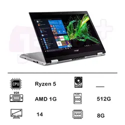 لپ تاپ استوک  14 اینچی ایسر مدل Spin 3