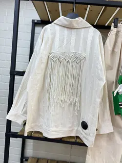 مانتو مکرمه بافی - فروشگاه نگین میرکریمی