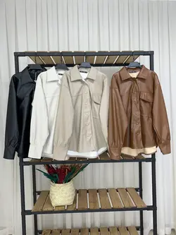 پالتو چرم شومیزی