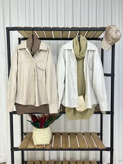 پالتو چرم شومیزی