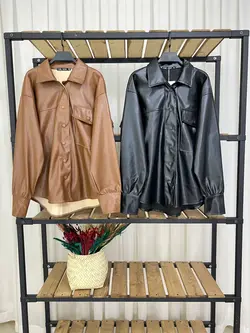 پالتو چرم شومیزی