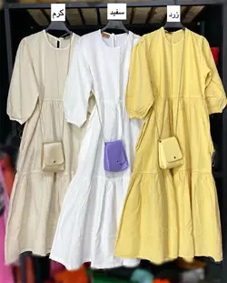 پیراهن مانتویی نلی