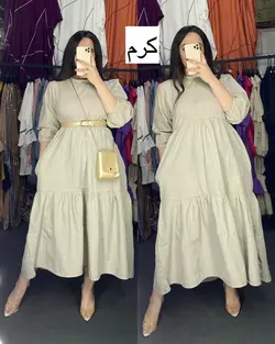 پیراهن مانتویی نلی