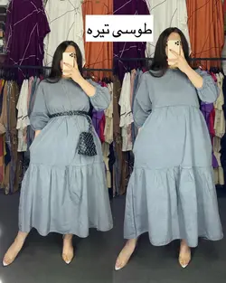 پیراهن مانتویی نلی