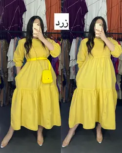 پیراهن مانتویی نلی