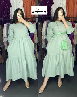 پیراهن مانتویی نلی