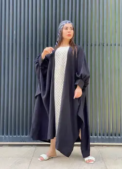 مانتو پانچ عربی قلاب بافی