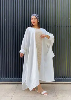 مانتو پانچ عربی قلاب بافی