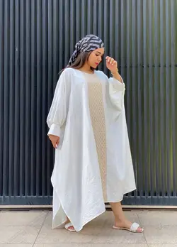 مانتو پانچ عربی قلاب بافی