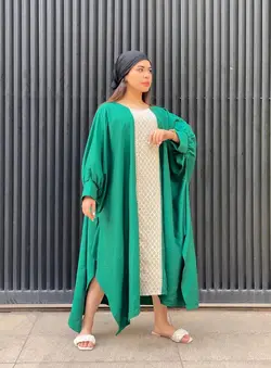 مانتو پانچ عربی قلاب بافی