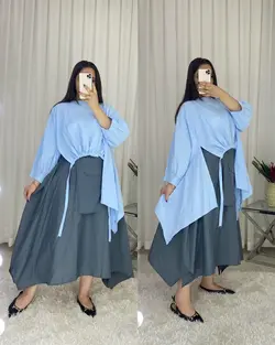 ست شومیز و دامن