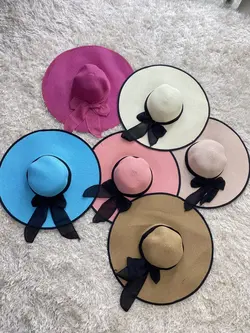 کلاه ساحلی پاپیونی