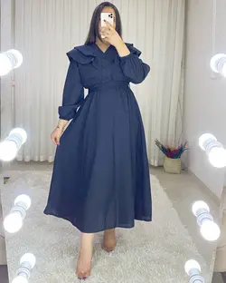 پیراهن ماکسی دکمه ای