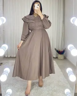 پیراهن ماکسی دکمه ای