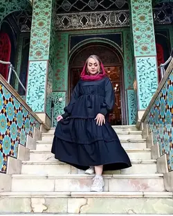 پیراهن سه چین نواری