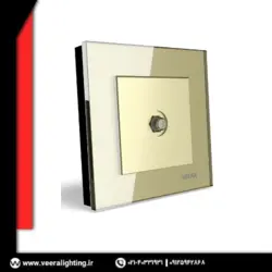 فیش بلندگو ویرا مدل کریستال بژ