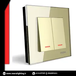 کلید دو پل ویرا کریستال بژ