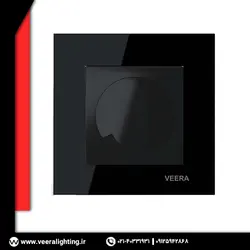 کلید دیمر ویرا کریستال مشکی