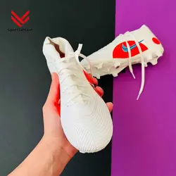 کفش فوتبال مرکوریال سوپرفلای ساق دار سفید | اسپرت فرجام