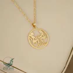 پلاک آویز طلا ناخنکار