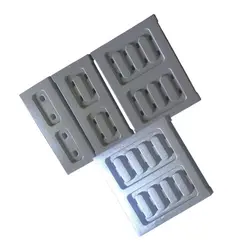 رویه پلاستیک فایبرگلاس ABS تخت بیمار 4 تکه