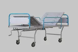 تخت دو شکن بیمار رویه فایبرگلاس
