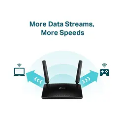 مودم روتر 4G Plus بی‌سیم دو بانده AC1200 تی پی لینک مدل Archer MR600
