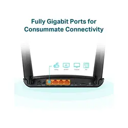 مودم روتر 4G Plus بی‌سیم دو بانده AC1200 تی پی لینک مدل Archer MR600