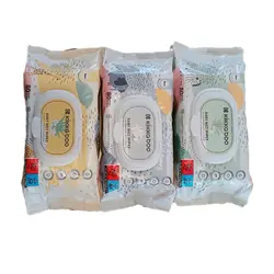 دستمال مرطوب نوزاد کیکابو بسته 80 عددی