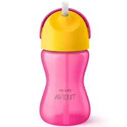 لیوان آبمیوه خوری نی دار 300 میل 12+ ماه اونت Avent